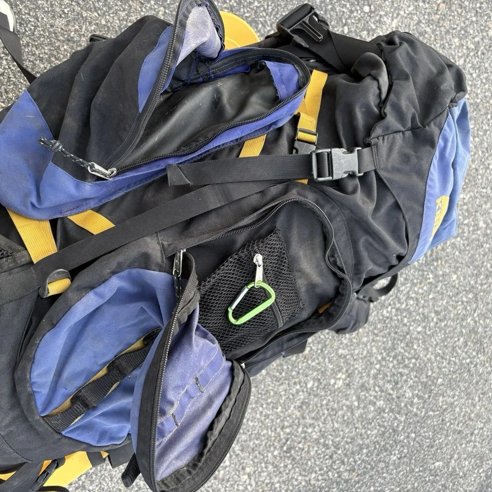 Kelty Coyote 4500 Internal Frame Hiking Back Pack Light‎ Blue Backpacking Gorp